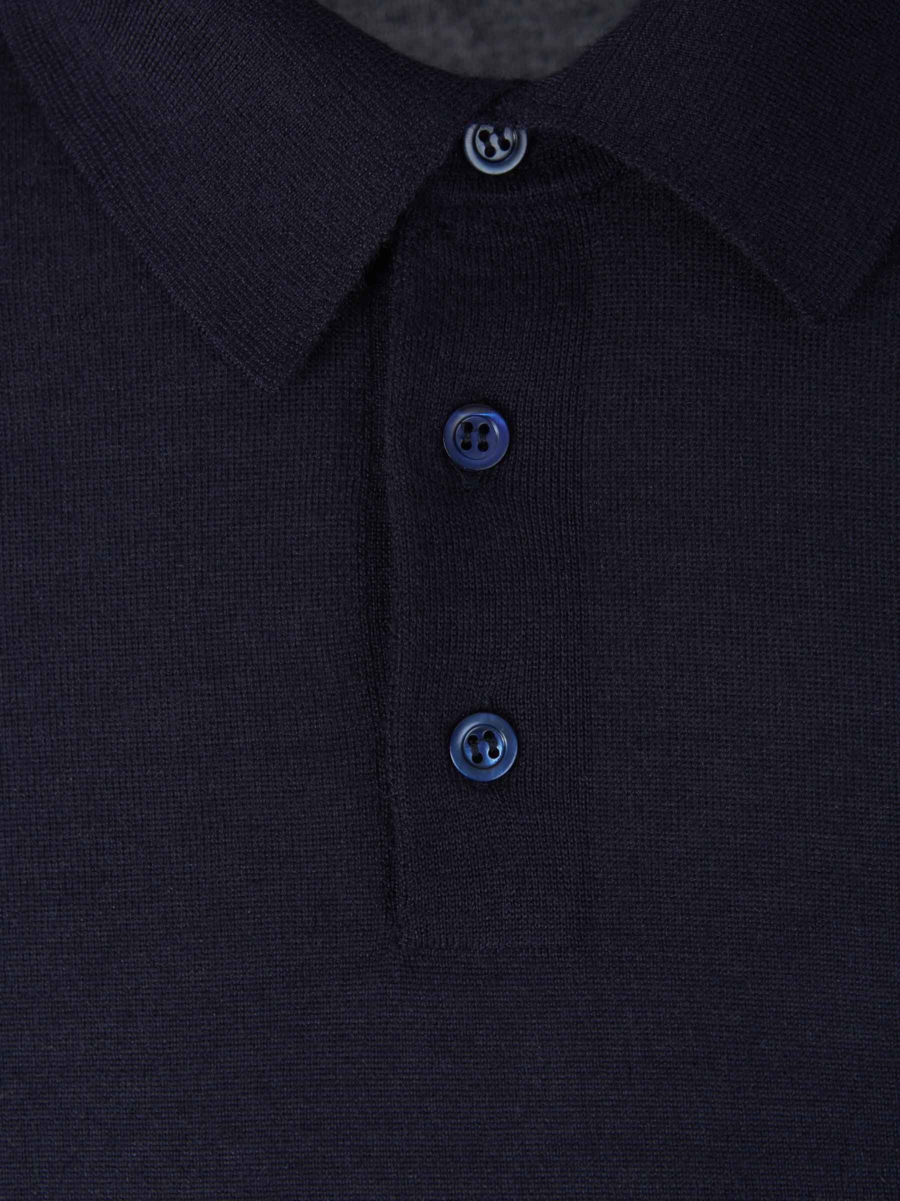 Outlet online Santa Eulalia Hombre Polo Cashmere Y Seda color Azul Noche sku 551-000298 02 - Foto 3