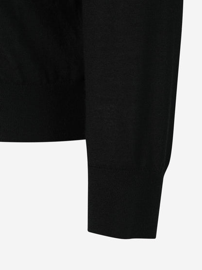 Outlet online Santa Eulalia Hombre Polo Cashmere Y Seda color Azul Noche sku 551-000298 02 - Foto 5