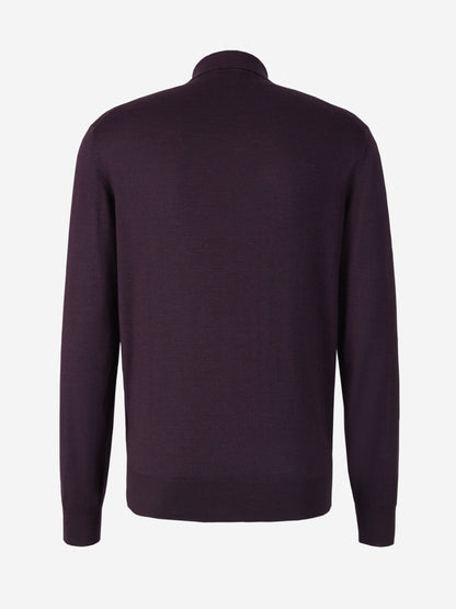 Outlet online Santa Eulalia Hombre Polo Cashmere Y Seda color Burdeos sku 551-000298 04 - Foto 2