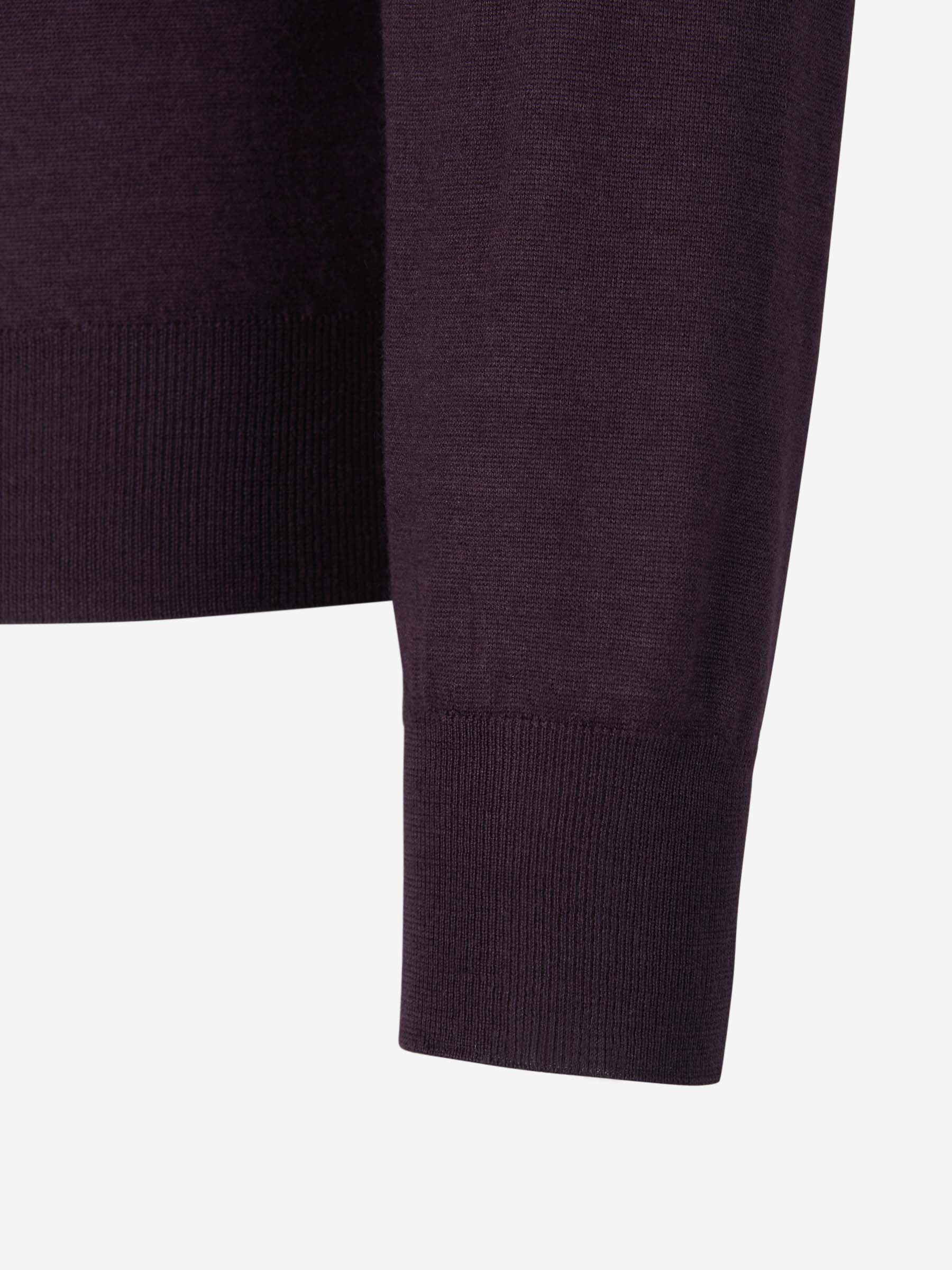Outlet online Santa Eulalia Hombre Polo Cashmere Y Seda color Burdeos sku 551-000298 04 - Foto 4