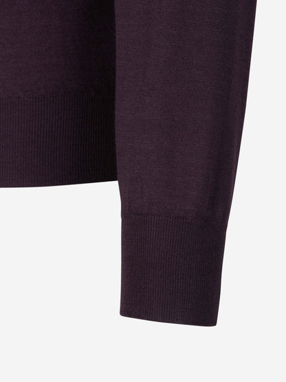 Outlet online Santa Eulalia Hombre Polo Cashmere Y Seda color Burdeos sku 551-000298 04 - Foto 4