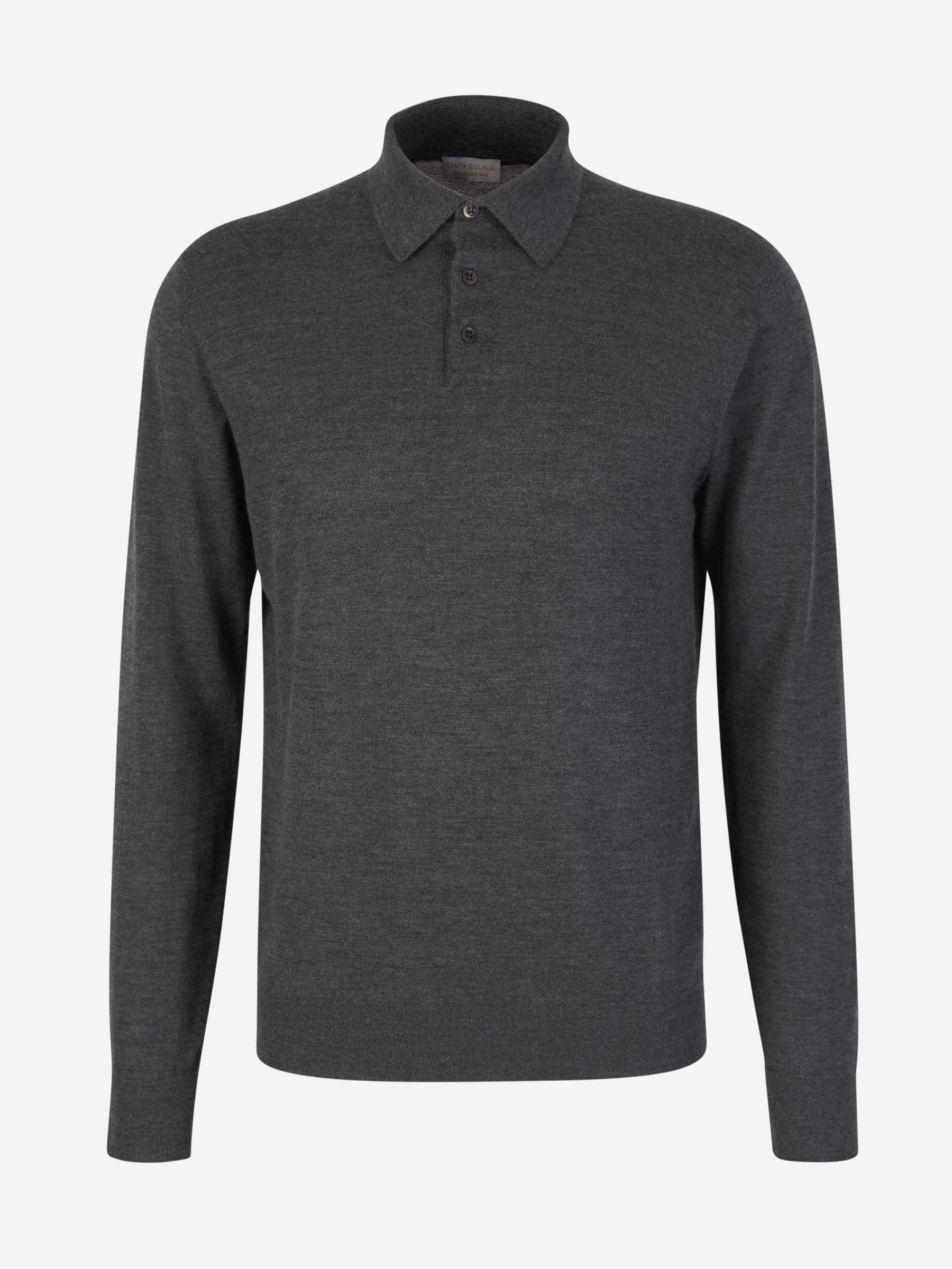 Outlet online Santa Eulalia Hombre Polo Cashmere Y Seda color Gris Carbon sku 551-000298 05 - Foto 1