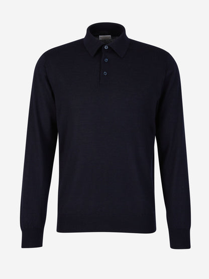 Outlet online Santa Eulalia Hombre Polo Cashmere Y Seda color Azul Marino sku 551-000298 07 - Foto 1