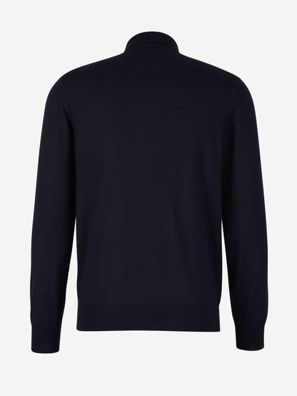 Outlet online Santa Eulalia Hombre Polo Cashmere Y Seda color Azul Marino sku 551-000298 07 - Foto 2