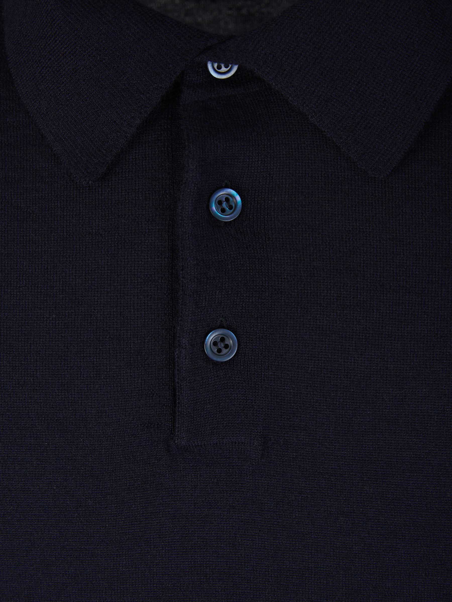 Outlet online Santa Eulalia Hombre Polo Cashmere Y Seda color Azul Marino sku 551-000298 07 - Foto 3