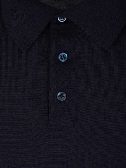 Outlet online Santa Eulalia Hombre Polo Cashmere Y Seda color Azul Marino sku 551-000298 07 - Foto 3