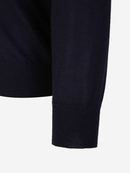 Outlet online Santa Eulalia Hombre Polo Cashmere Y Seda color Azul Marino sku 551-000298 07 - Foto 4