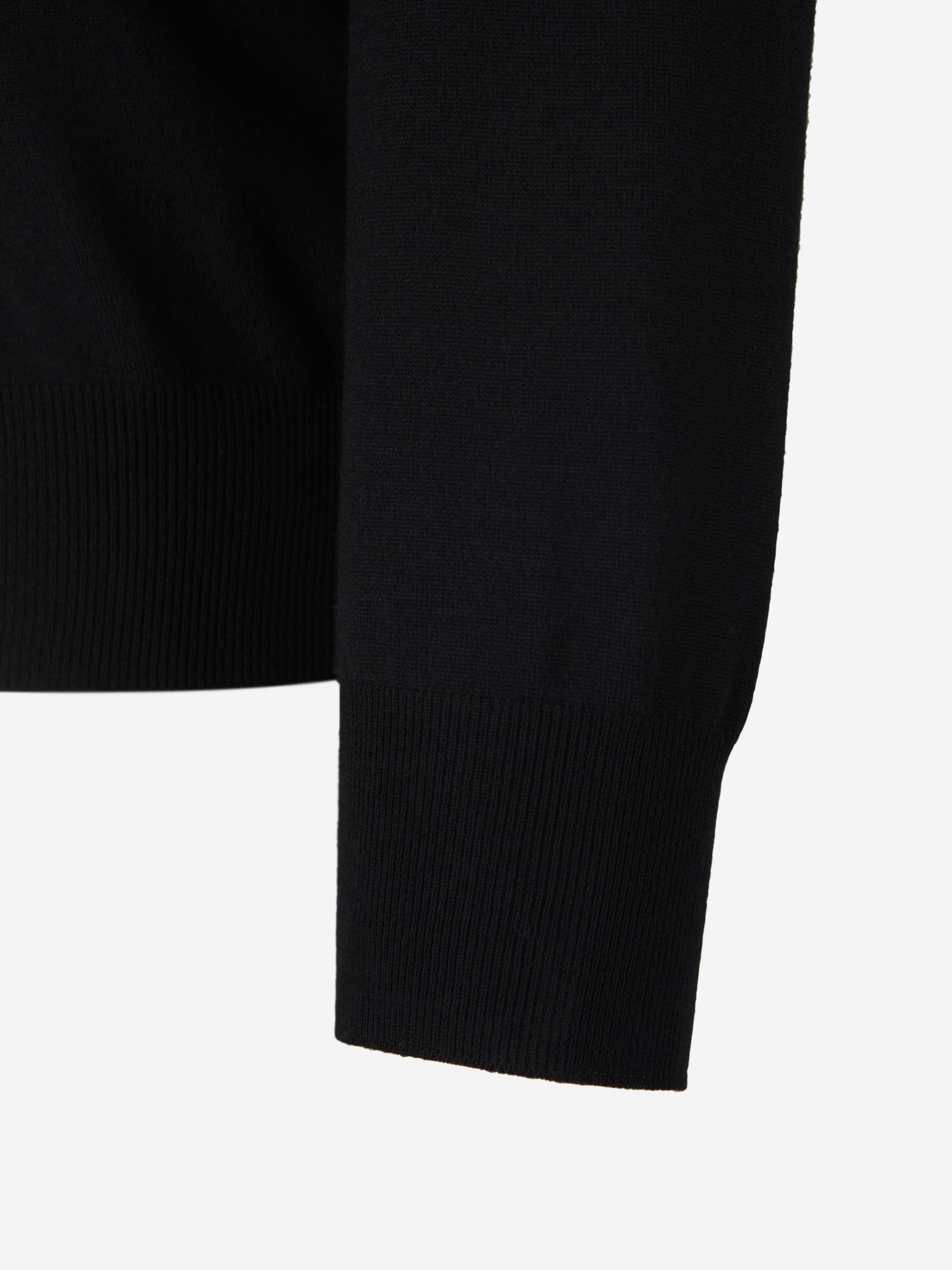 Outlet online Gran Sasso Hombre Polo Punto Lana color Negro sku 551-000303 02 - Foto 8