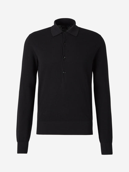 Outlet online Tom Ford Hombre Polo Seda Y Algodón color Crema sku 551-000329 02 - Foto 1