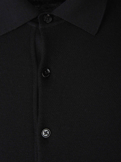 Outlet online Tom Ford Hombre Polo Seda Y Algodón color Crema sku 551-000329 02 - Foto 3