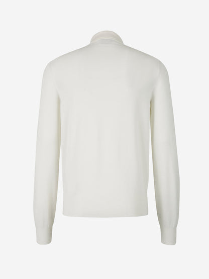 Outlet online Tom Ford Hombre Polo Seda Y Algodón color Crema sku 551-000329 02 - Foto 6