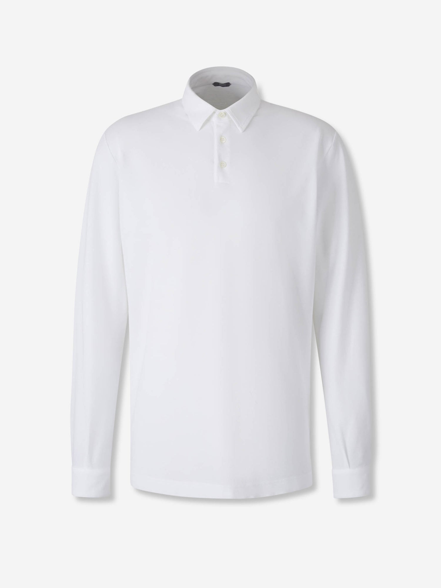 Zanone Hombre Barcelona Polo Liso Algodón color Blanco sku 551-000332 01 - Foto 1