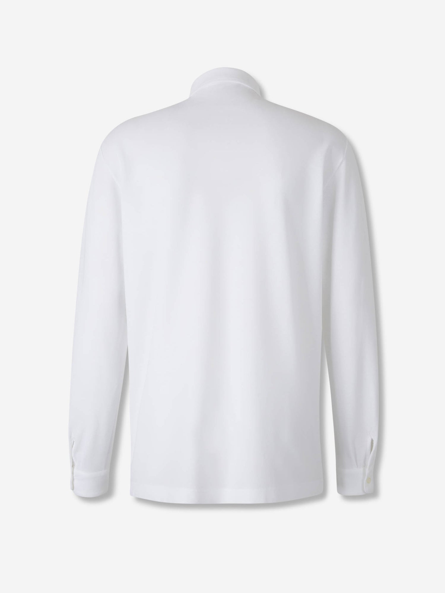 Zanone Hombre Barcelona Polo Liso Algodón color Blanco sku 551-000332 01 - Foto 2