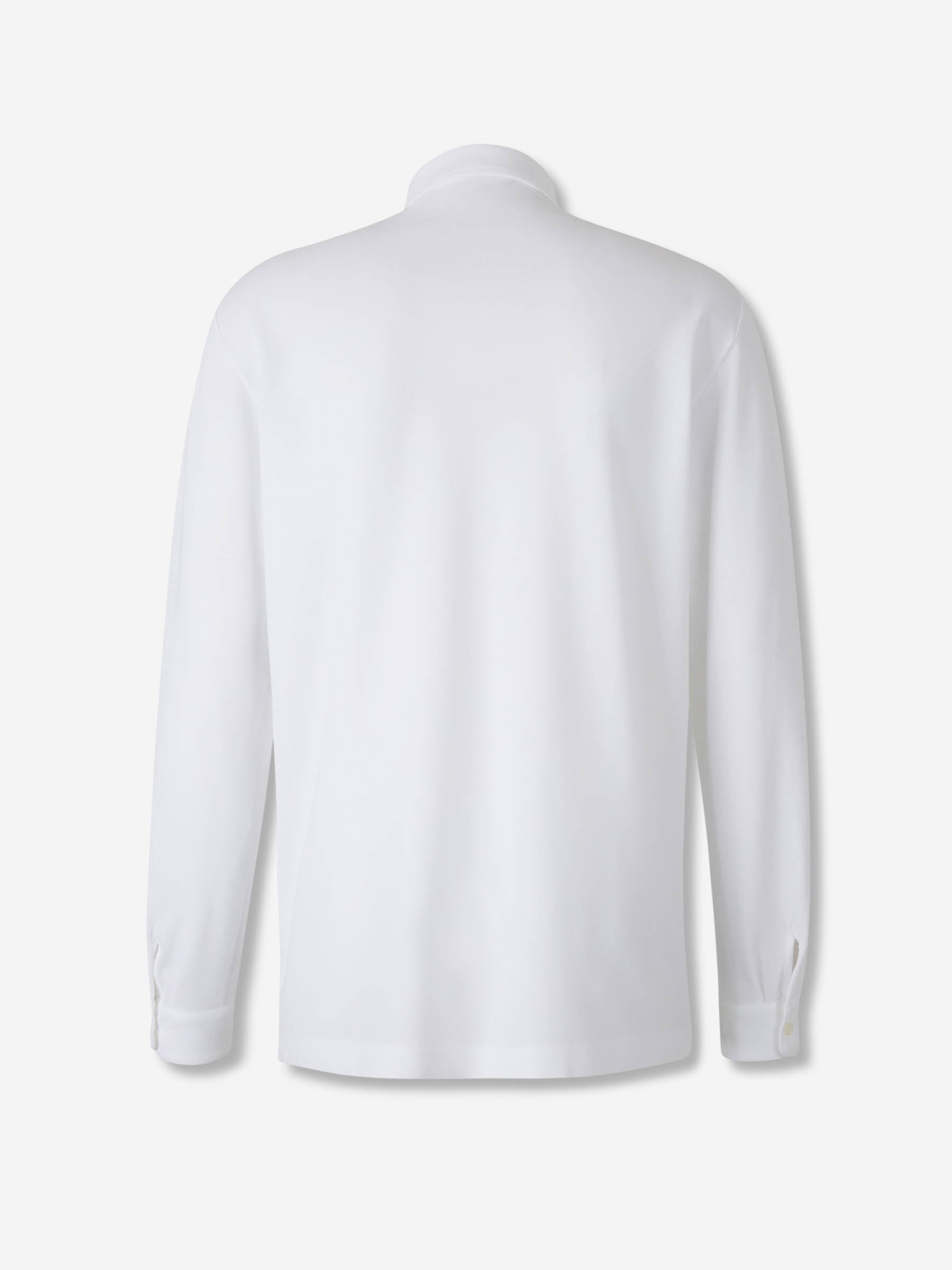 Zanone Hombre Barcelona Polo Liso Algodón color Blanco sku 551-000332 01 - Foto 2