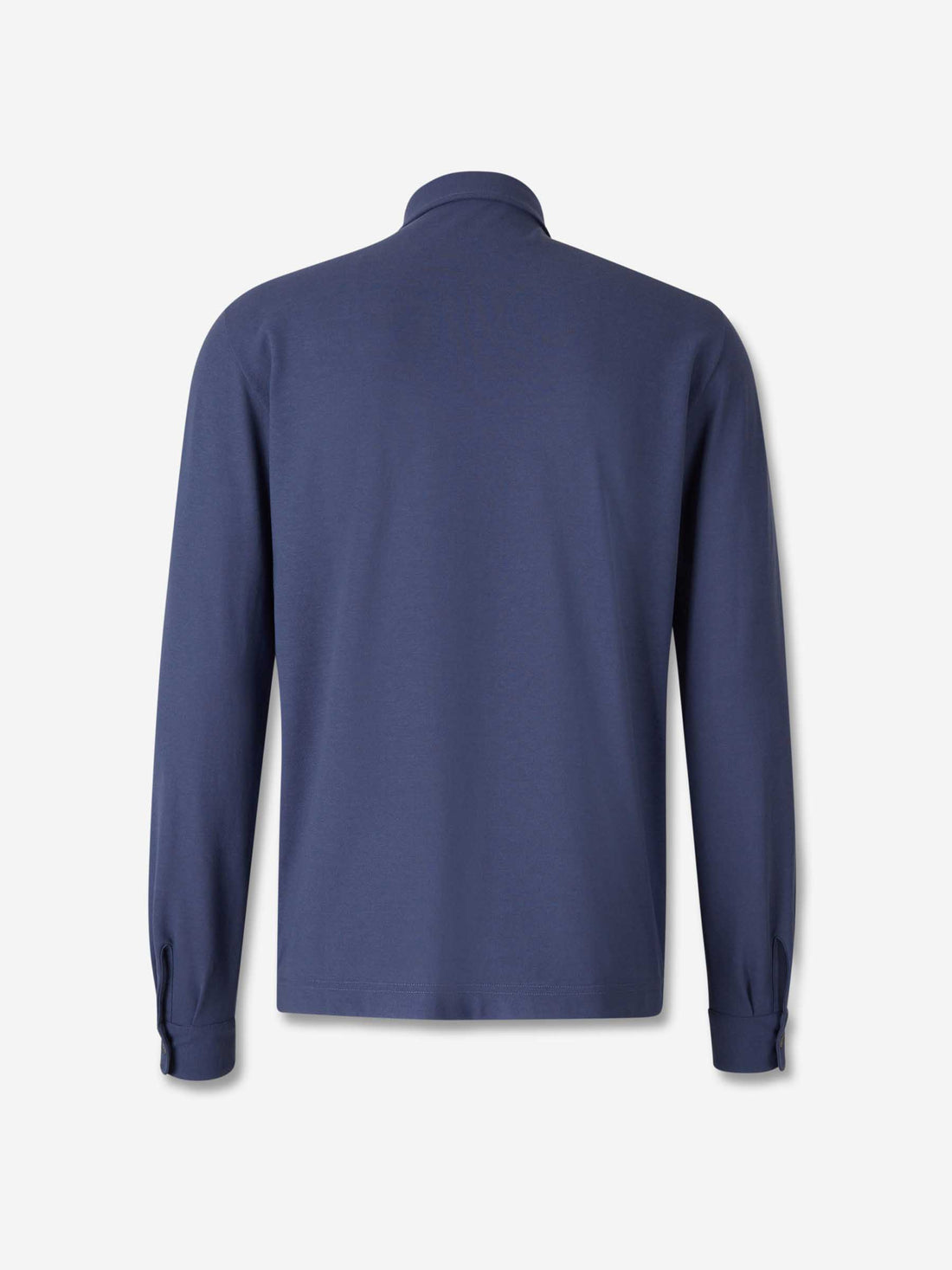 Zanone Hombre Barcelona Polo Liso Algodón color Azul Marino sku 551-000332 05 - Foto 2