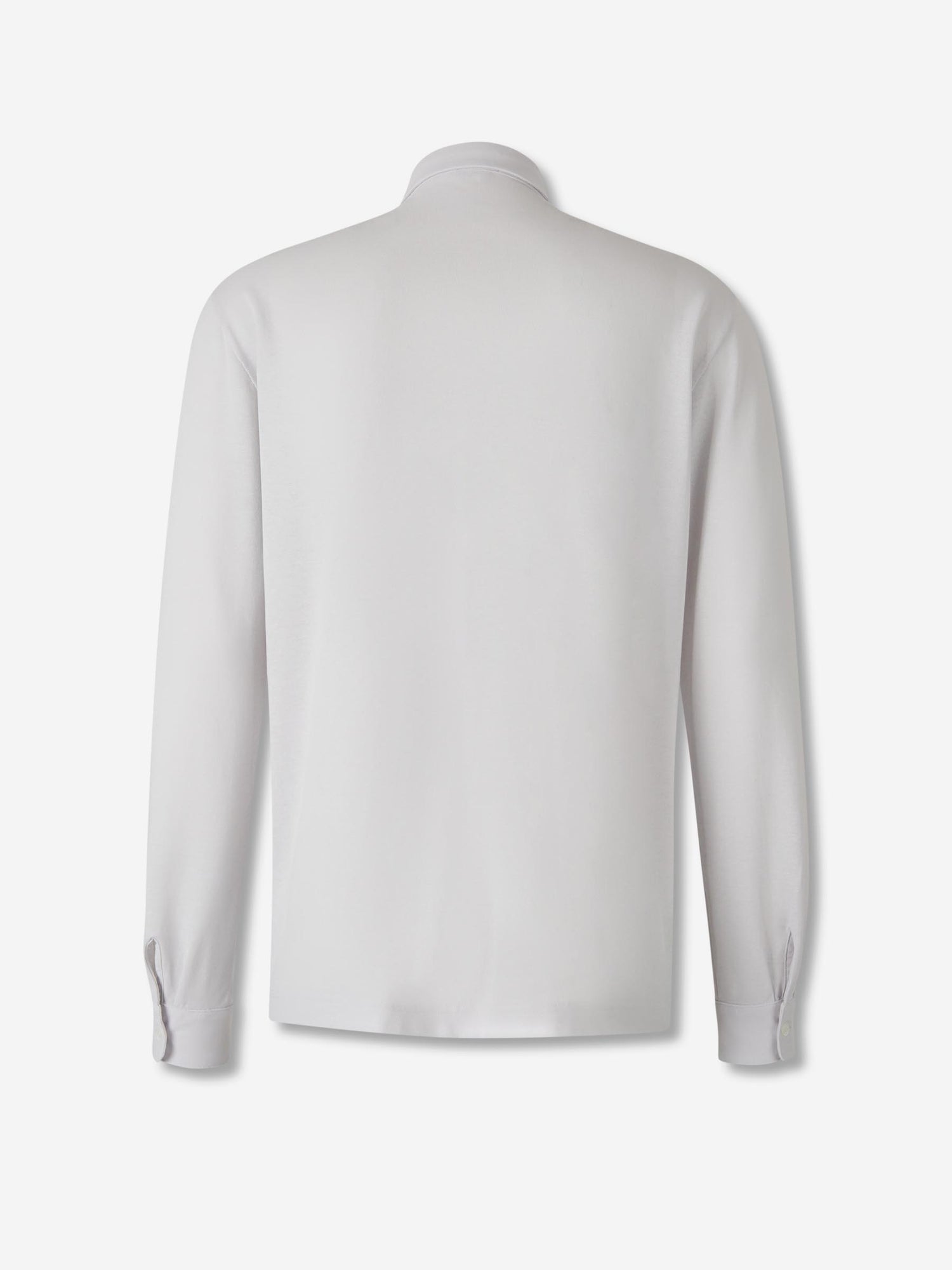 Outlet online Zanone Hombre Polo Liso Algodón color Marfil sku 551-000332 06 - Foto 2