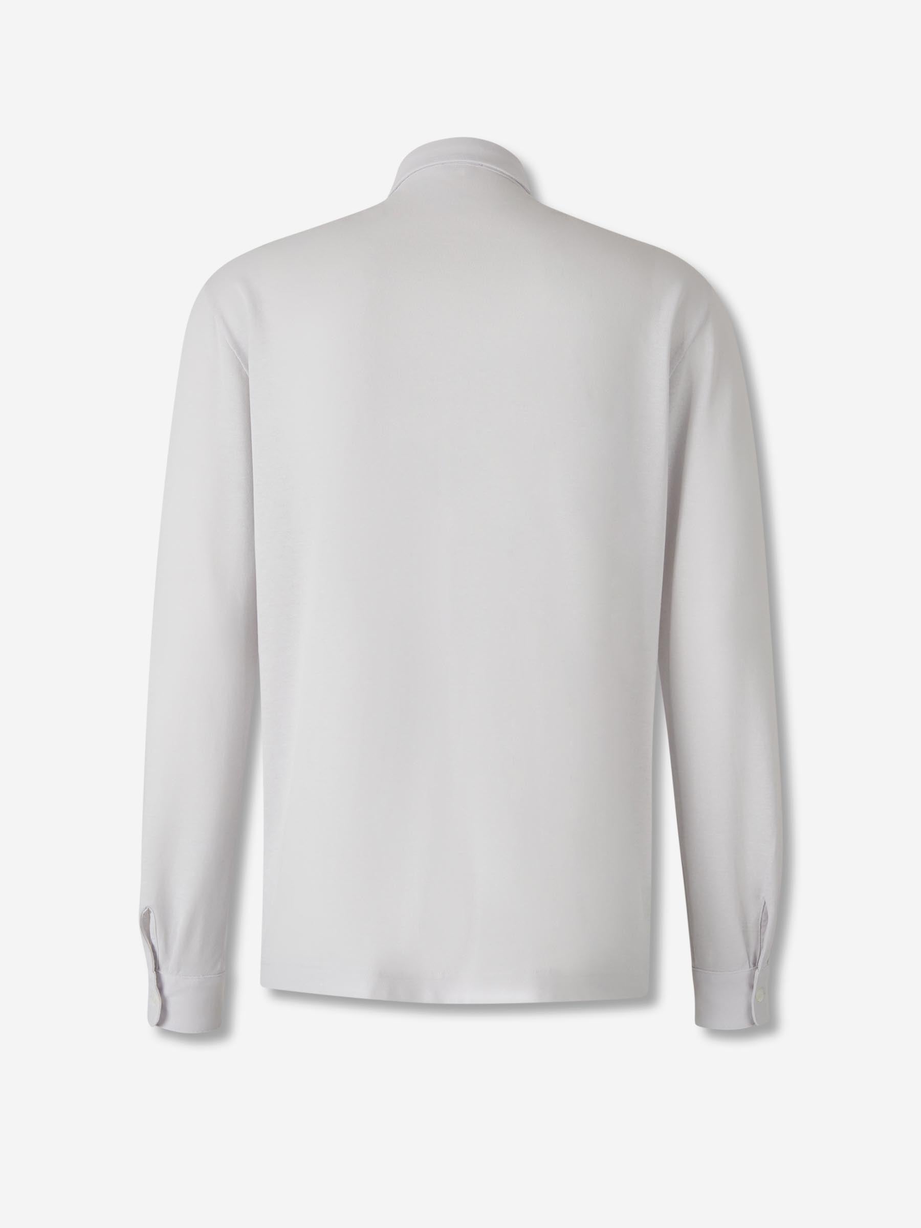 Outlet online Zanone Hombre Polo Liso Algodón color Marfil sku 551-000332 06 - Foto 2