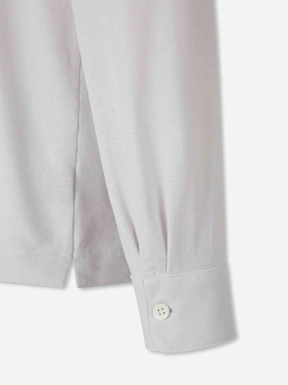 Outlet online Zanone Hombre Polo Liso Algodón color Marfil sku 551-000332 06 - Foto 4