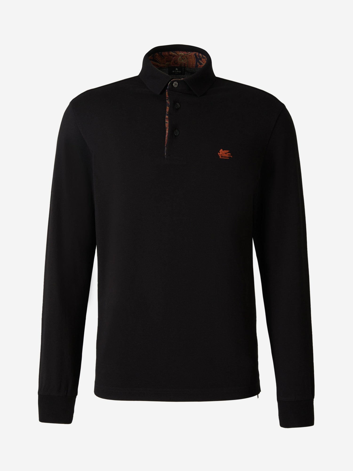 Outlet online Etro Hombre Polo Algodón Paisley color Negro sku 551-000349 01 - Foto 1