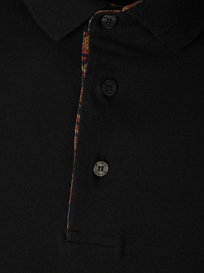 Outlet online Etro Hombre Polo Algodón Paisley color Negro sku 551-000349 01 - Foto 3