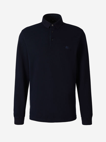 Outlet online Etro Hombre Polo Algodón Paisley color Verde Oscuro sku 551-000349 02 - Foto 6