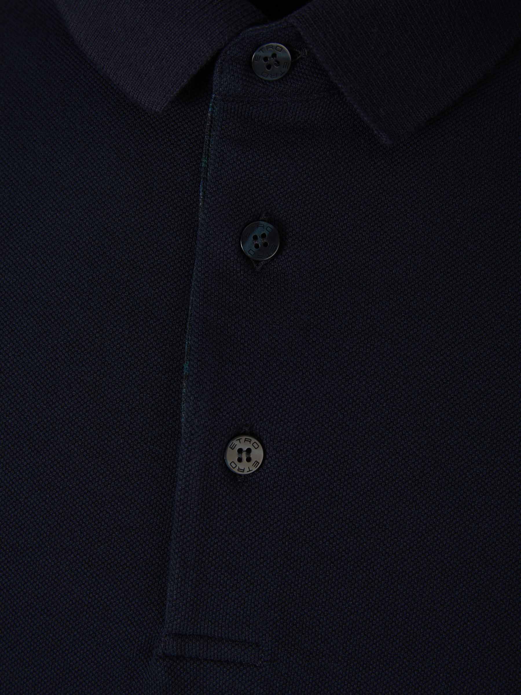 Outlet online Etro Hombre Polo Algodón Paisley color Negro sku 551-000349 01 - Foto 8