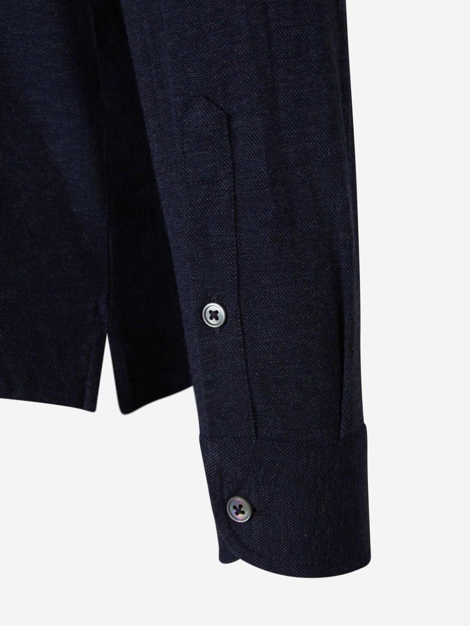 Outlet online Gran Sasso Hombre Polo Pop-Over Largo color Negro sku 551-000360 02 - Foto 4