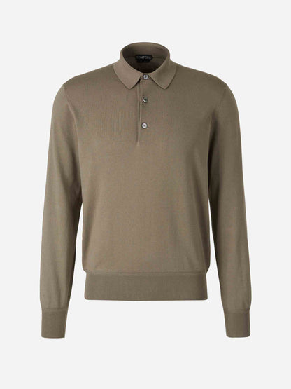 Outlet online Tom Ford Hombre Polo Vestir Algodón color Camel sku 551-000383 01 - Foto 1