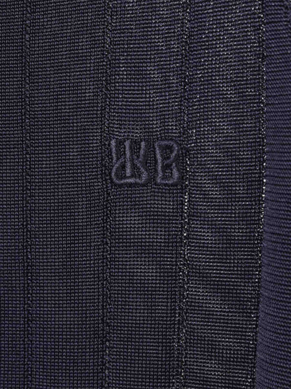 Wales Bonner Hombre Barcelona Camiseta Polo Roots color Azul Marino sku 551-000384 01 - Foto 4