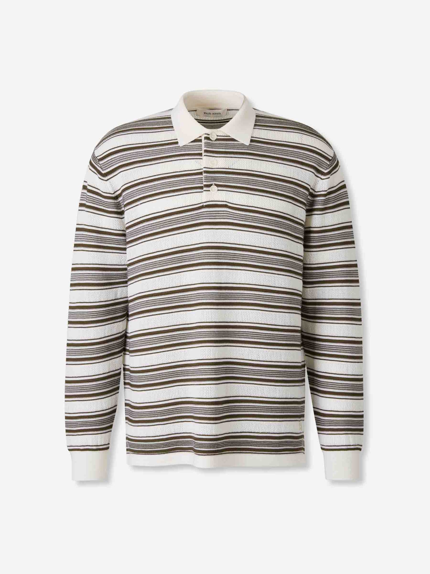 Outlet online Wales Bonner Hombre Polo Punto Lana color Beige sku 551-000394 01 - Foto 1