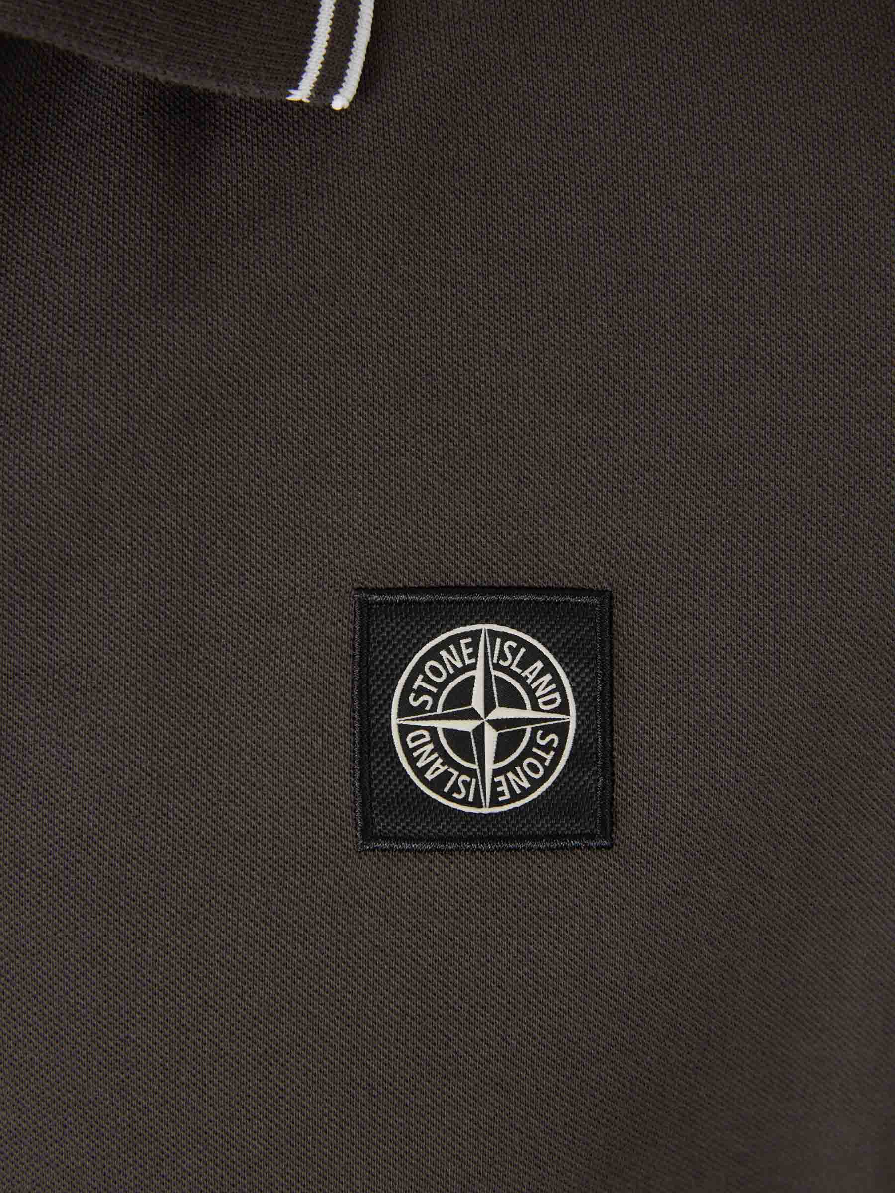 Outlet online Stone Island Hombre Polo Logo Compass color Gris Antracita sku 551-000400 01 - Foto 4
