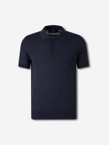 Outlet online Dsquared2 Hombre Jersey de punto fino color Azul Marino sku 551-000401 01 - Foto 1