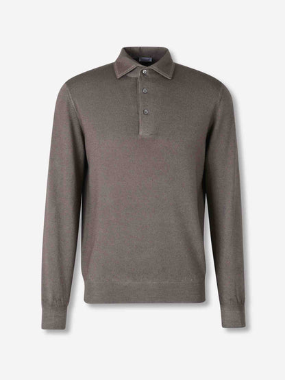 Outlet online Santa Eulalia Hombre Jersey Cuello Polo color Marrón sku 551-000406 01 - Foto 1