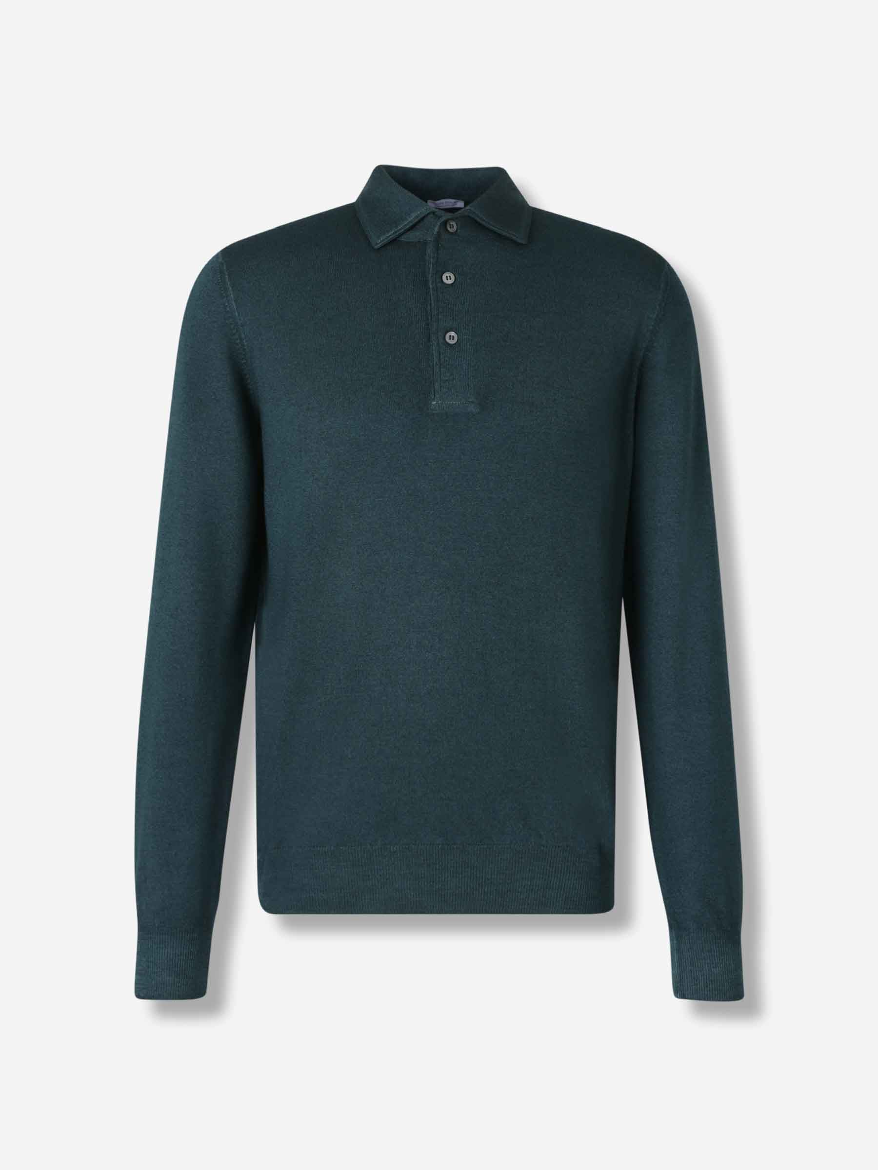Outlet online Santa Eulalia Hombre Jersey Cuello Polo color Verde sku 551-000406 02 - Foto 1