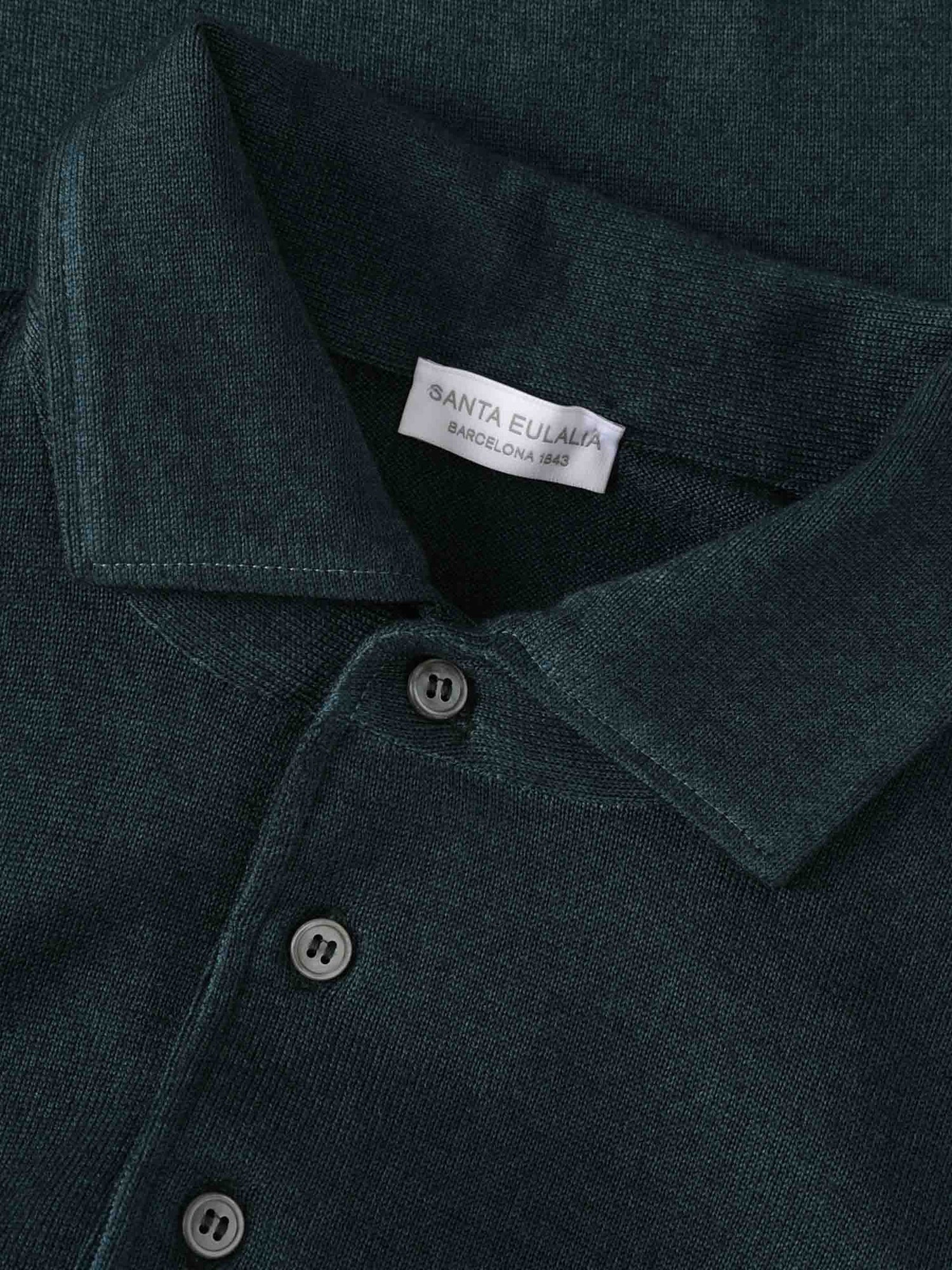 Outlet online Santa Eulalia Hombre Jersey Cuello Polo color Verde sku 551-000406 02 - Foto 3