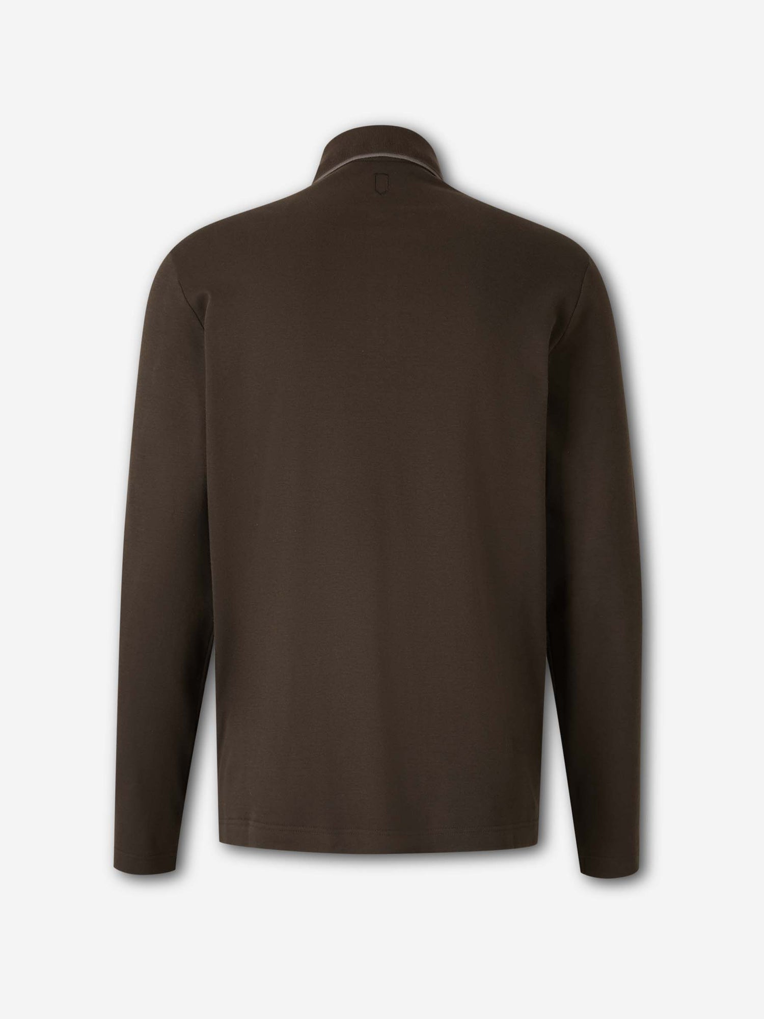 Outlet online Canali Hombre Polo Manga Larga color Marrón Oscuro sku 551-000407 01 - Foto 2