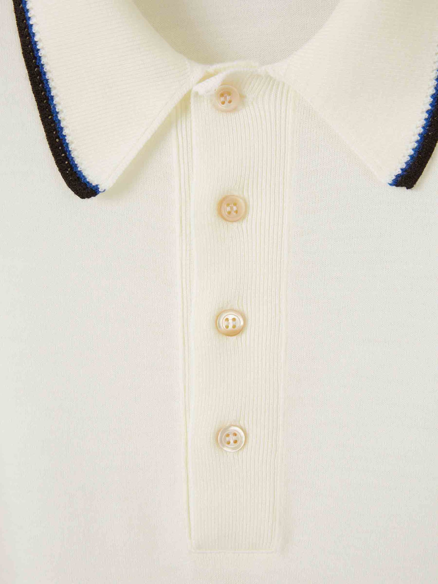 Wales Bonner Hombre Barcelona Polo Manga Larga color Crema sku 551-000408 01 - Foto 3