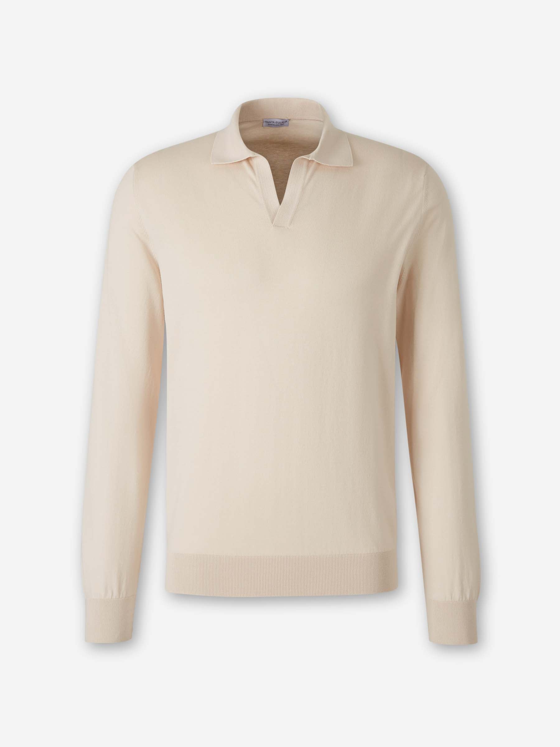 Outlet online Santa Eulalia Hombre Jersey Cuello Polo color Crema sku 551-000413 01 - Foto 1