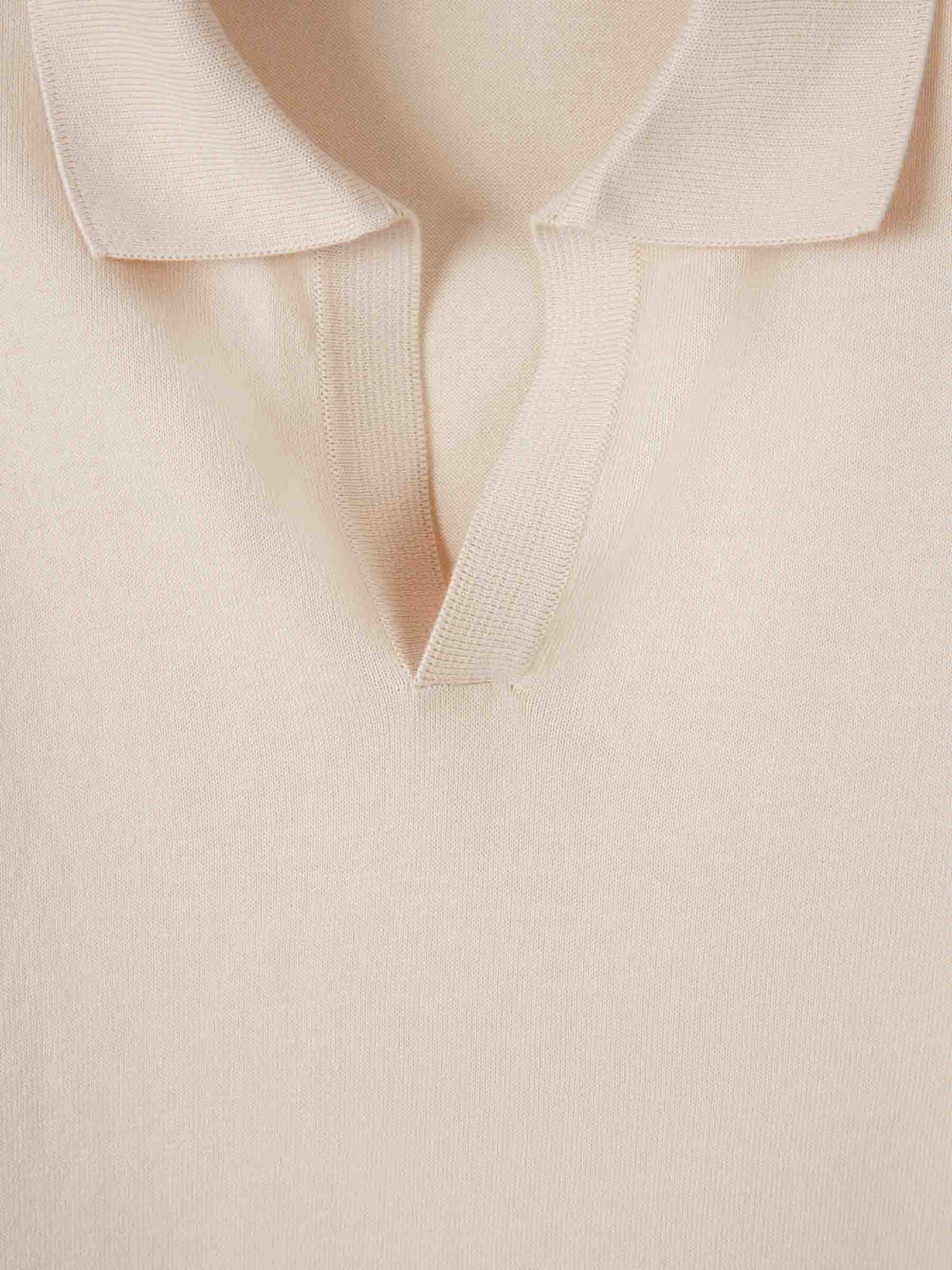 Outlet online Santa Eulalia Hombre Jersey Cuello Polo color Crema sku 551-000413 01 - Foto 3