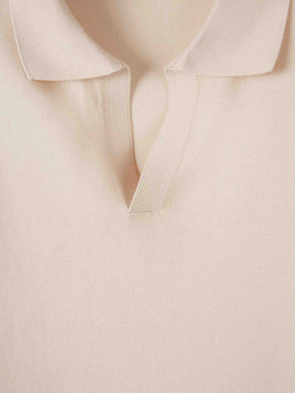 Outlet online Santa Eulalia Hombre Jersey Cuello Polo color Crema sku 551-000413 01 - Foto 3