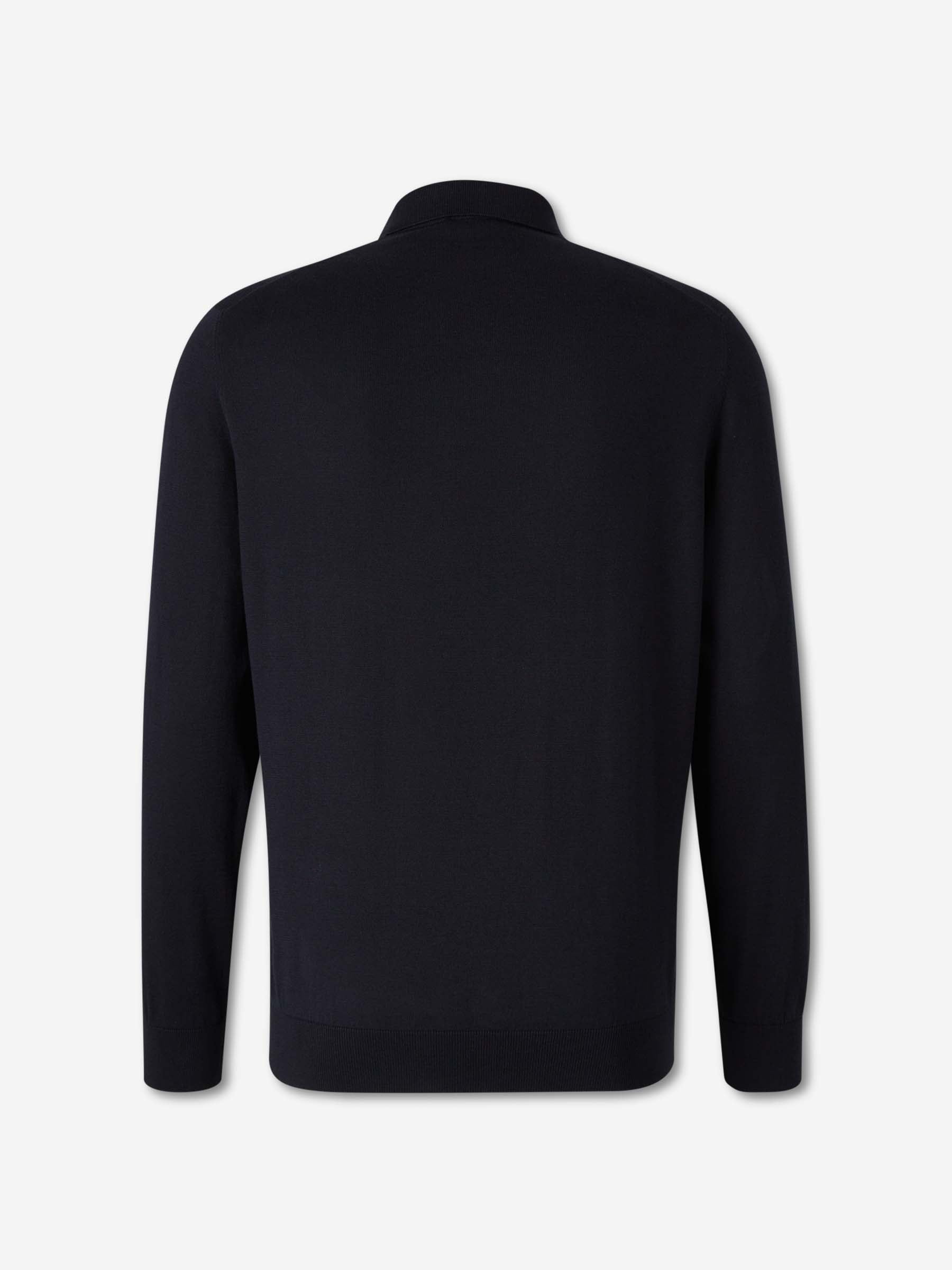 Outlet online Santa Eulalia Hombre Jersey Cuello Polo color Azul Noche sku 551-000413 02 - Foto 2