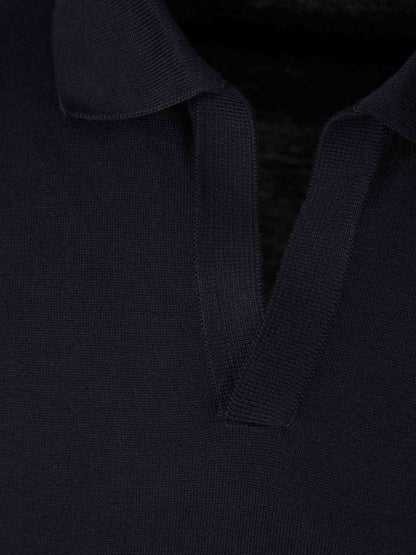 Outlet online Santa Eulalia Hombre Jersey Cuello Polo color Azul Noche sku 551-000413 02 - Foto 3