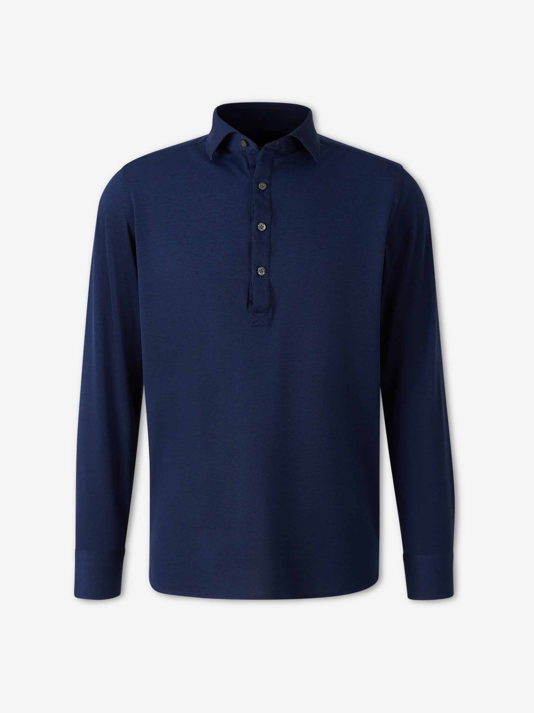 Outlet online Santa Eulalia Hombre Camisa Casual Algodón color Azul Marino sku 551-000414 03 - Foto 1