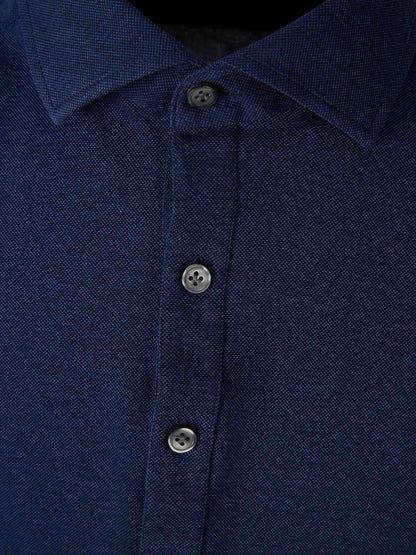 Outlet online Santa Eulalia Hombre Camisa Casual Algodón color Azul Marino sku 551-000414 03 - Foto 3