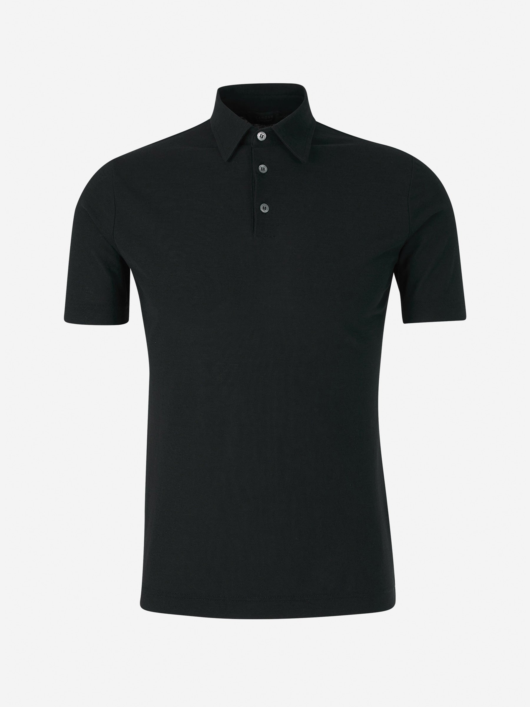 Outlet online Zanone Hombre Polo Liso Algodón color Azul Cobalto sku 552-001311 04 - Foto 4
