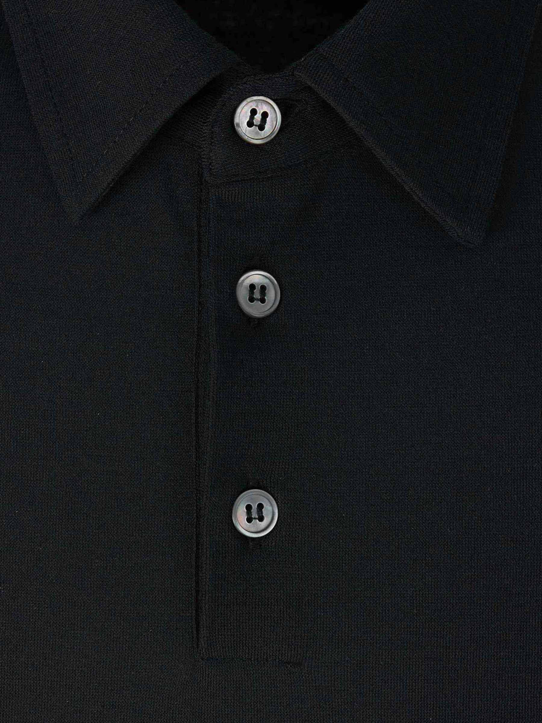 Outlet online Zanone Hombre Polo Liso Algodón color Gris Antracita sku 552-001311 05 - Foto 6