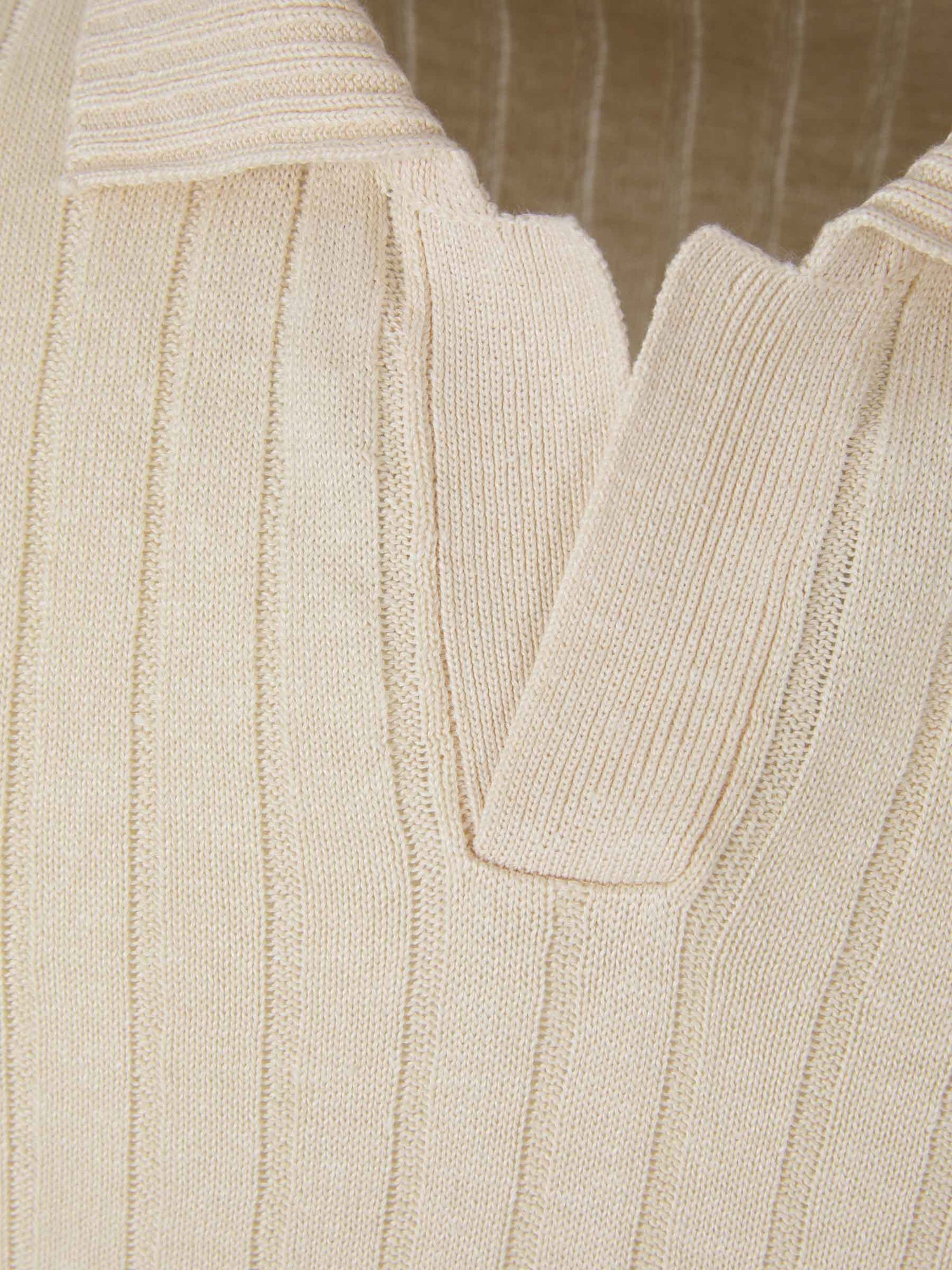 Outlet online Gran Sasso Hombre Polo Lino Y Algodón color Rosa Claro sku 552-001318 03 - Foto 3