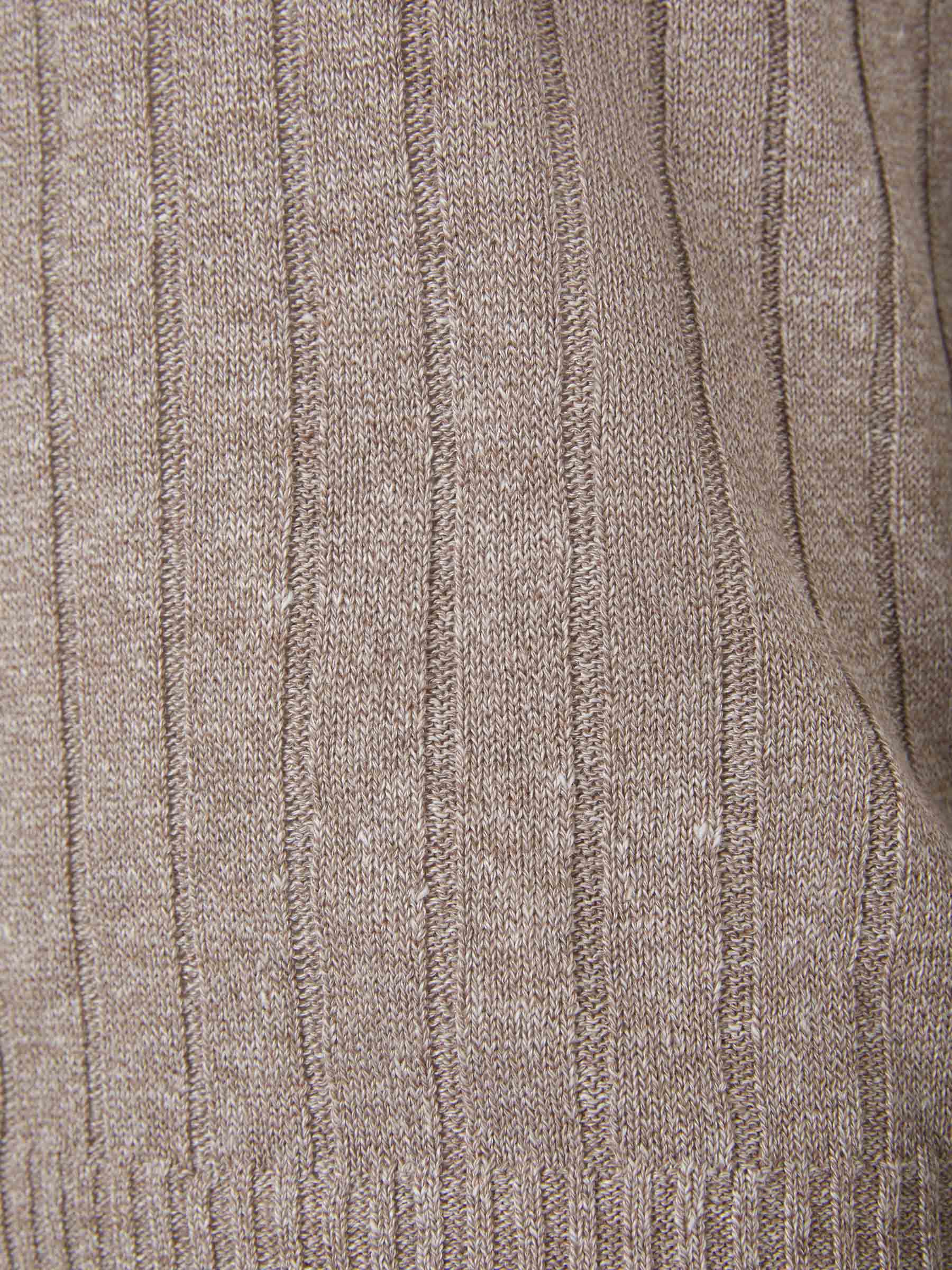 Outlet online Gran Sasso Hombre Polo Lino Y Algodón color Rosa Claro sku 552-001318 03 - Foto 7