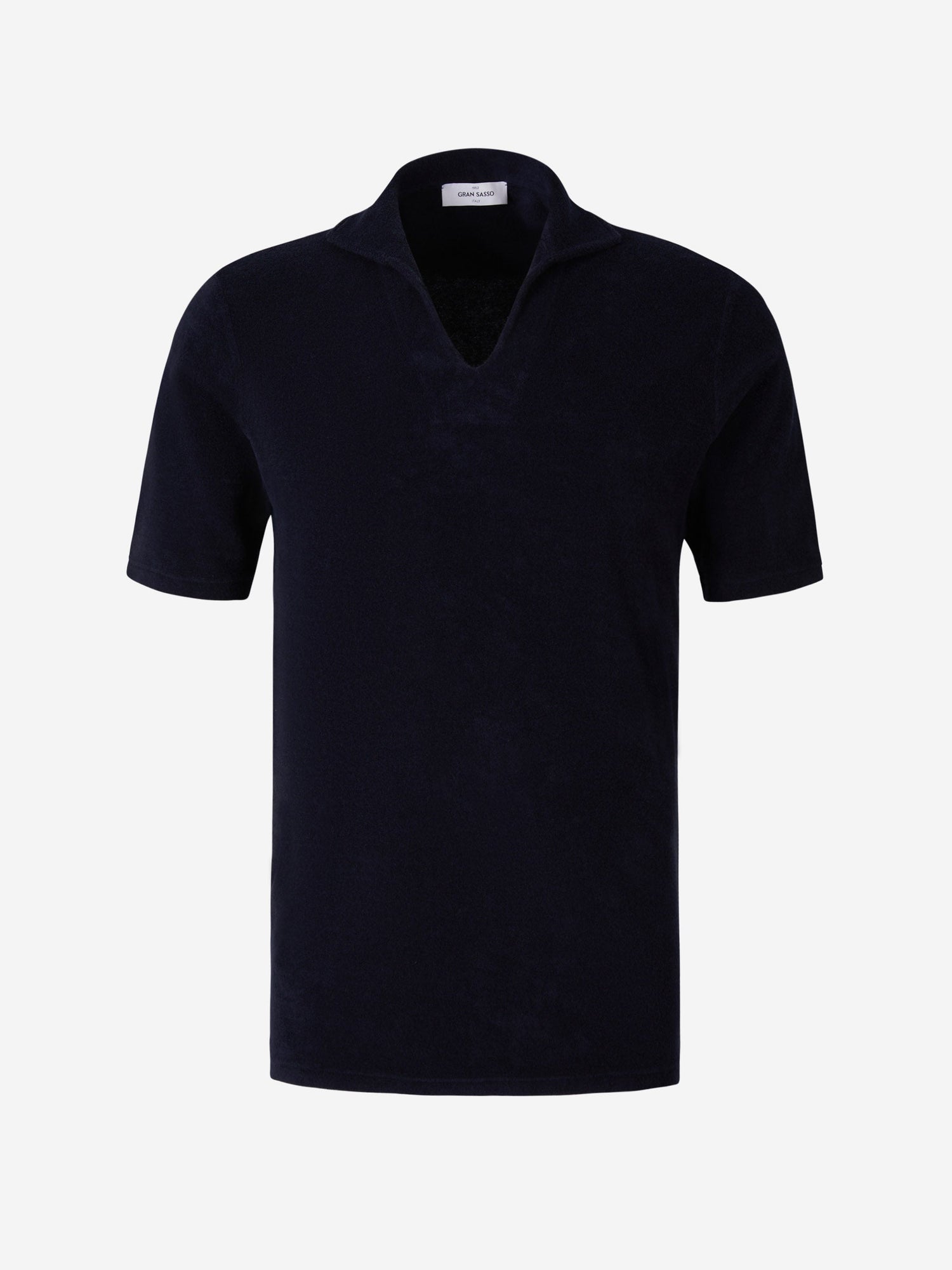 Outlet online Gran Sasso Hombre Polo Algodón Rizado color Verde Lima sku 552-001322 01 - Foto 9