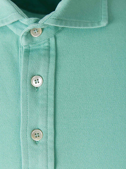 Outlet online Santa Eulalia Hombre Polo Piqué Algodón color Verde Claro sku 552-001323 13 - Foto 3